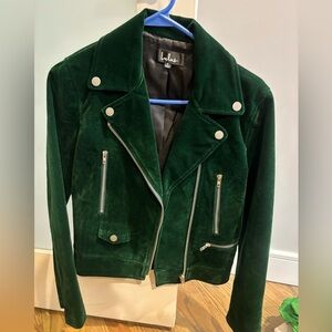 Green suede blazer/jacket